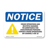 NOTICE Crane Operations And