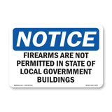 NOTICE Firearms Are Not Permitted