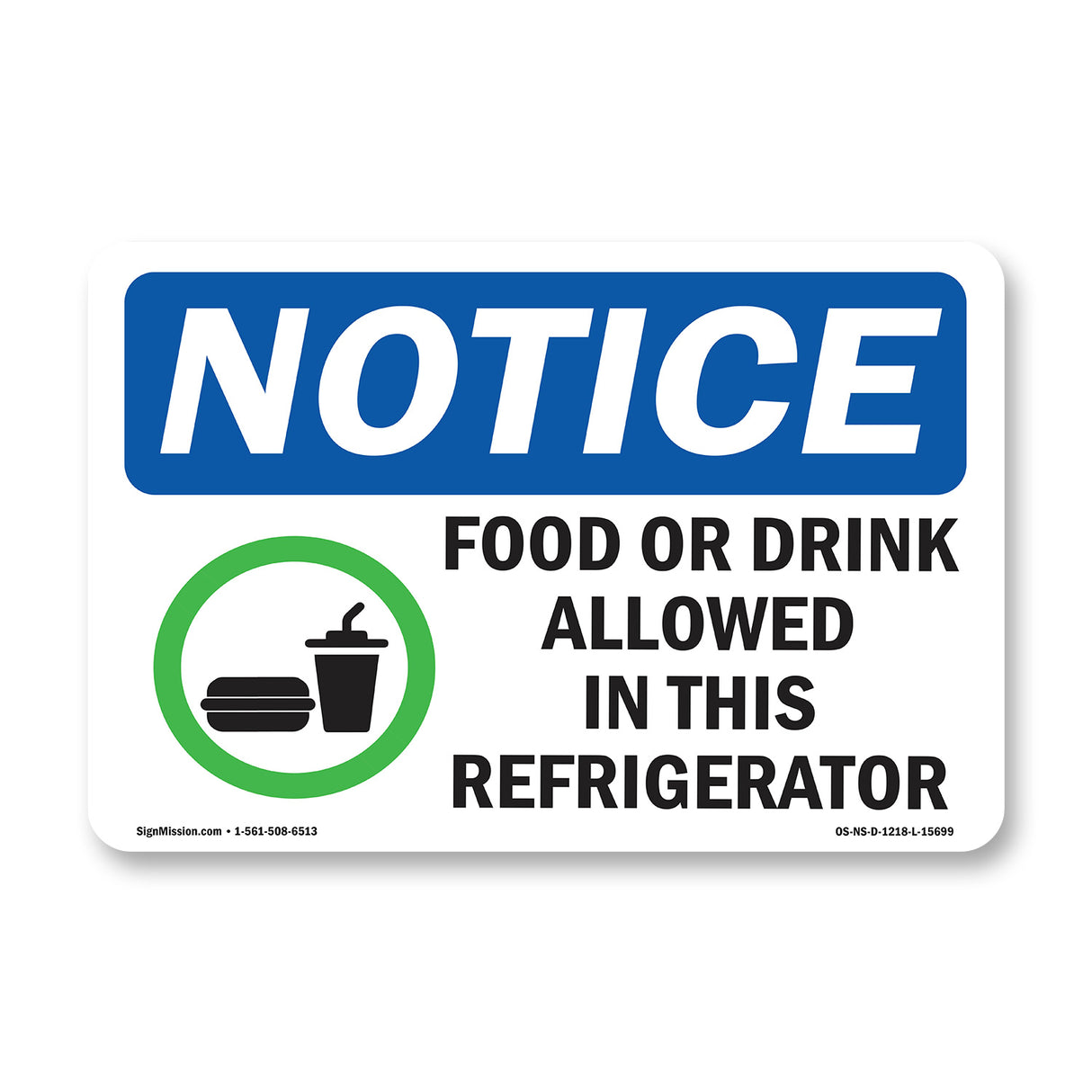 Food Or Drink Allowed