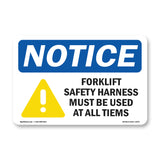 Forklift Safety Harness