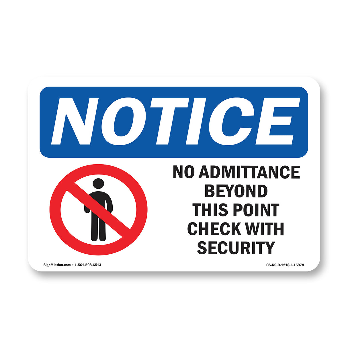 No Admittance Beyond