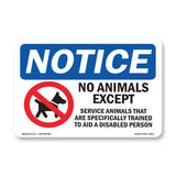 No Animals Except