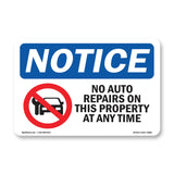 No Auto Repairs On
