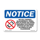 No Cell Phones, Blackberrys