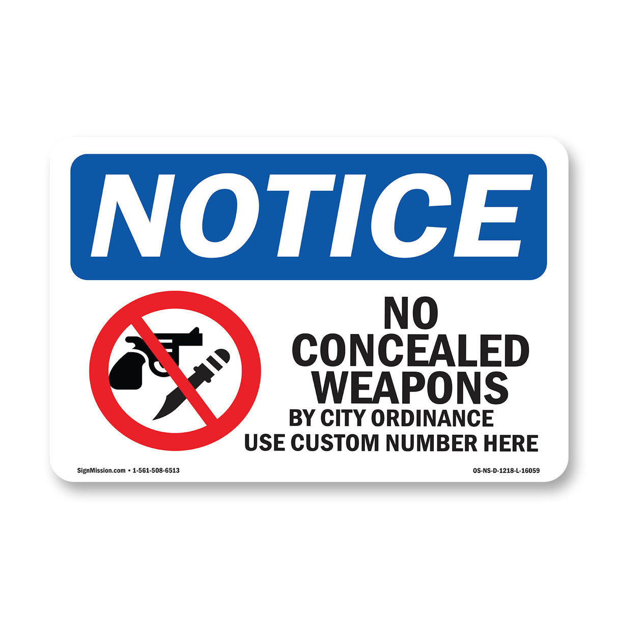 No Concealed Weapons