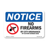 No Firearms By City