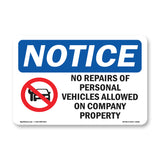 No Repairs Of Personal