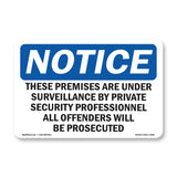 NOTICE These Premises Are Under Surveillance