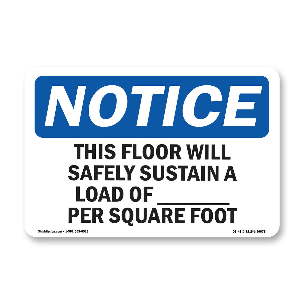 NOTICE This Floor Will Safely