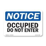 Occupied Do Not Enter