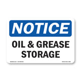 Oil And Grease Storage