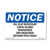 Oil-Slip Resistant Crew Guard Overshoes