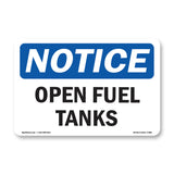 Open Fuel Tanks