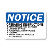 Operating Instructions 1. Remove Nozzle