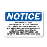 Outdoor Cart Only Under No Circumstances