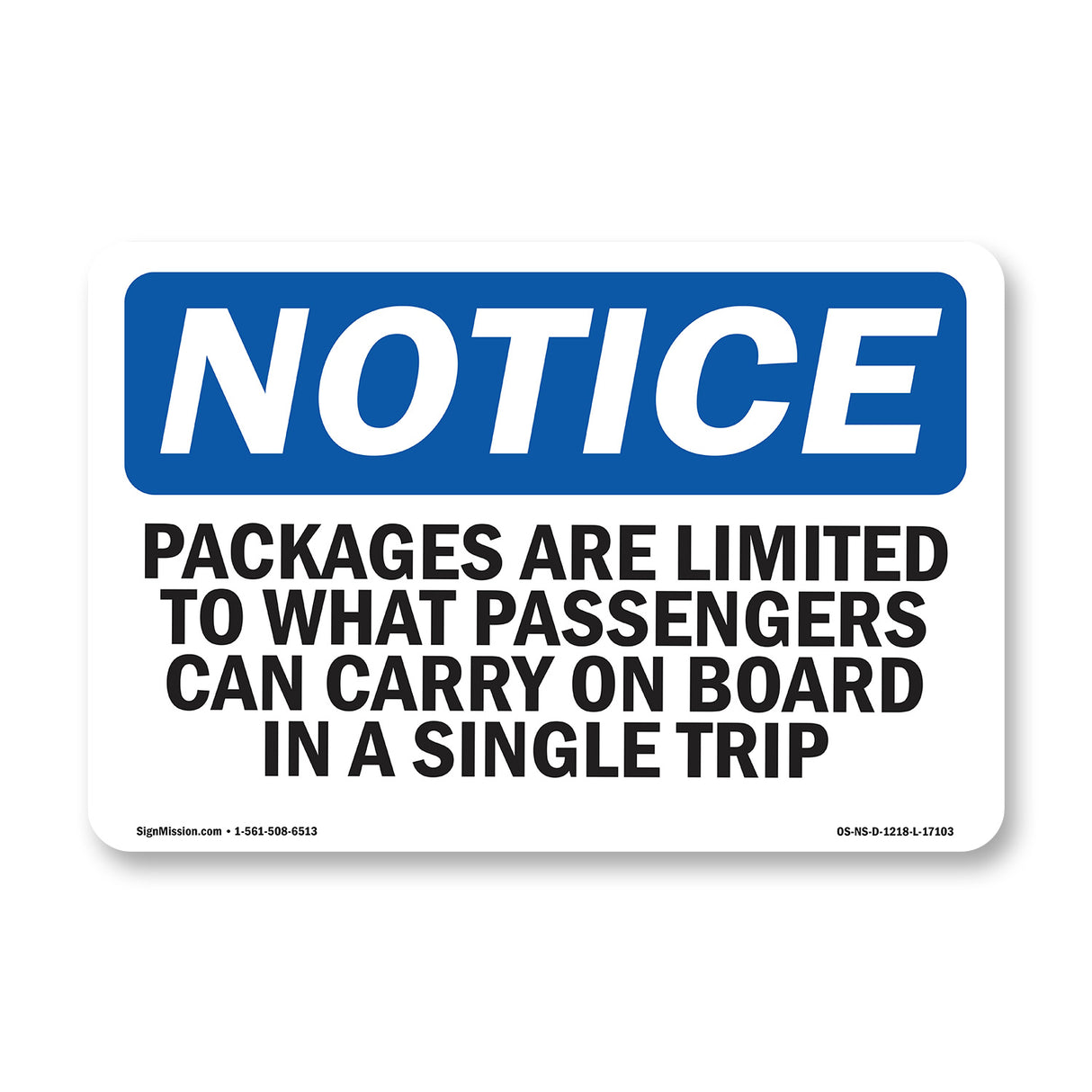 Packages Are Limited To What Passengers
