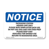 Packaging Station Indoor Cart Only Please