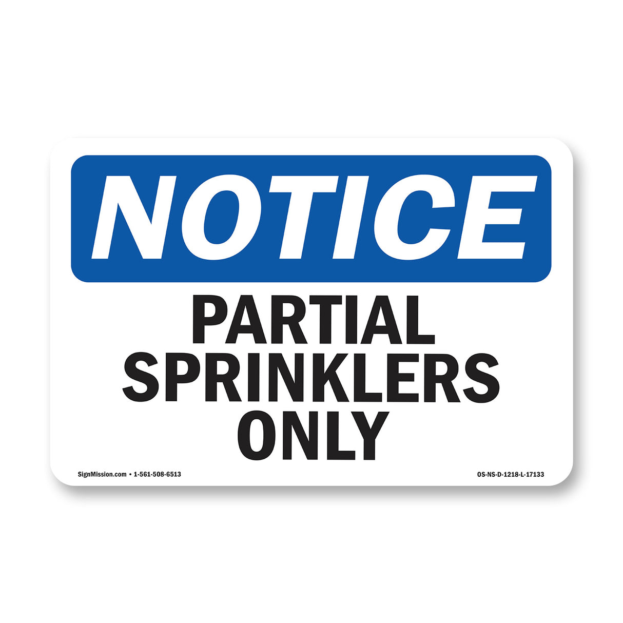 Partial Sprinklers Only