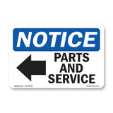 Parts And Service [Left Arrow]