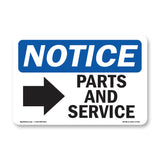 Parts And Service [Right Arrow]