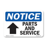 Parts And Service [Up Arrow]