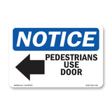 Pedestrians Use Door