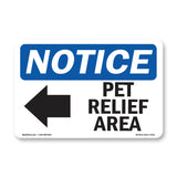 Pet Relief Area [Left Arrow]