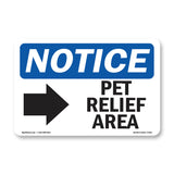 Pet Relief Area [Right Arrow]