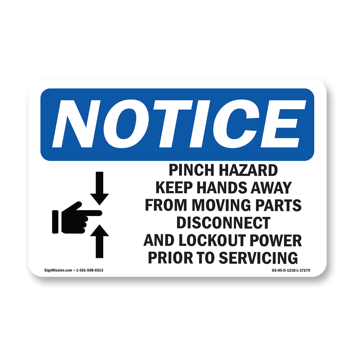 Pinch Hazard Keep Hands Away