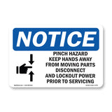 Pinch Hazard Keep Hands Away