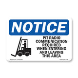 Pit Radio Communication Required