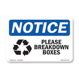 Please Breakdown Boxes