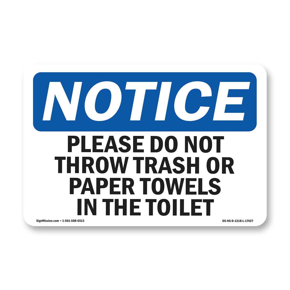 Please Do Not Throw Trash Or Paper