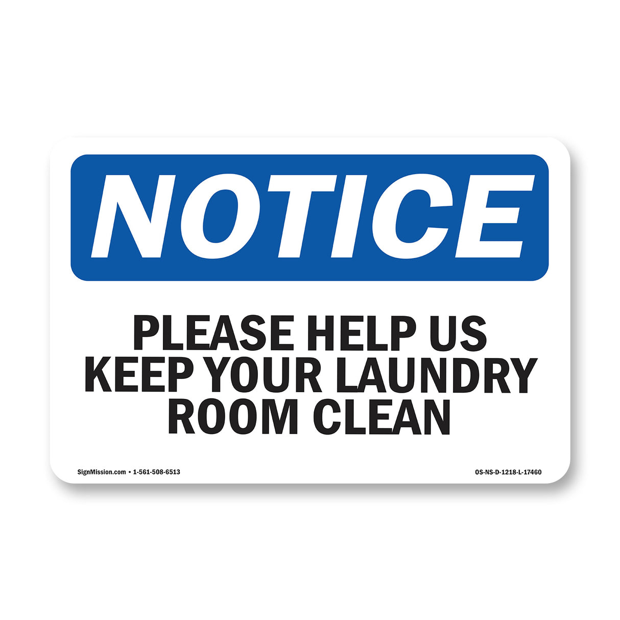 Please Help Us Keep Your Laundry Room Clean