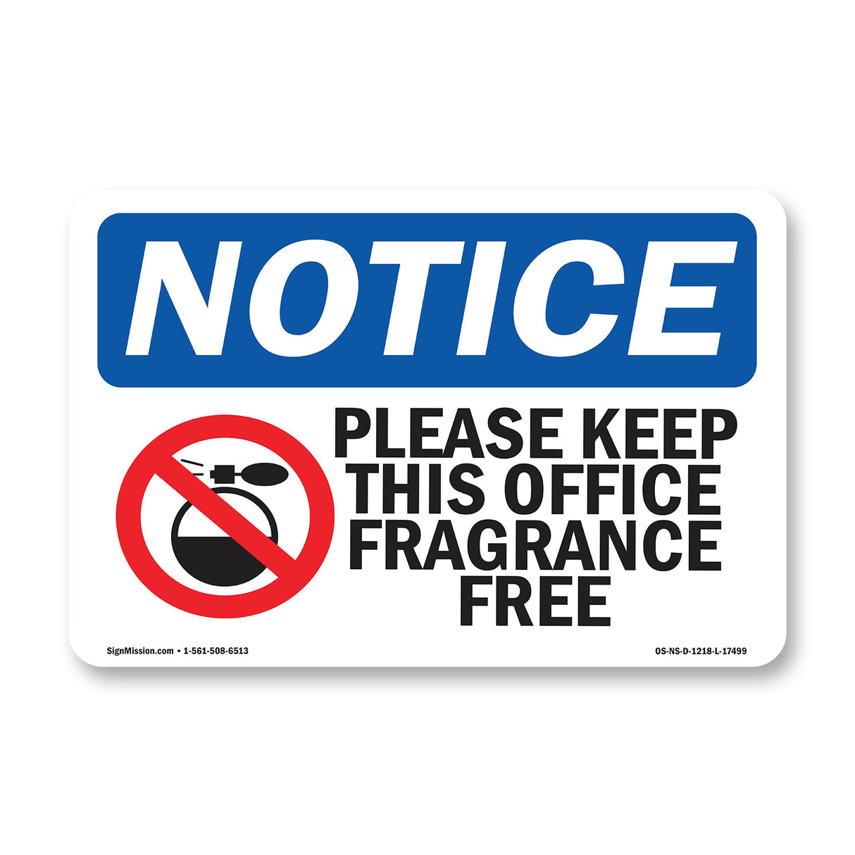 Please Keep This Office Fragrance Free
