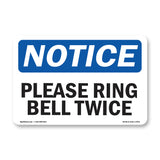 Please Ring Bell Twice
