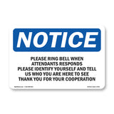 Please Ring Bell When Attendant Responds