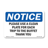 Please Use A Clean Plate For Each