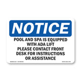 Pool & Spa Is Equipped With ADA Lift Please
