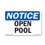 Pool Open