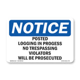 Posted Logging In Progress No