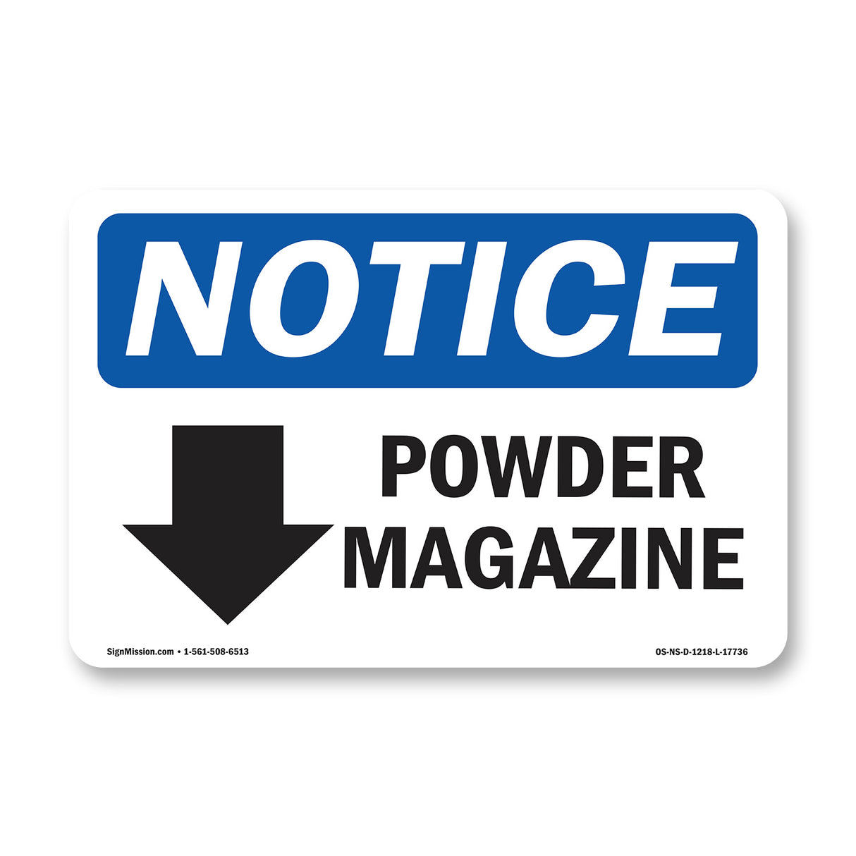 Powder Magazine [Down Arrow]