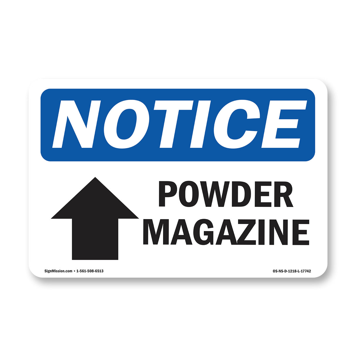 Powder Magazine [Up Arrow]