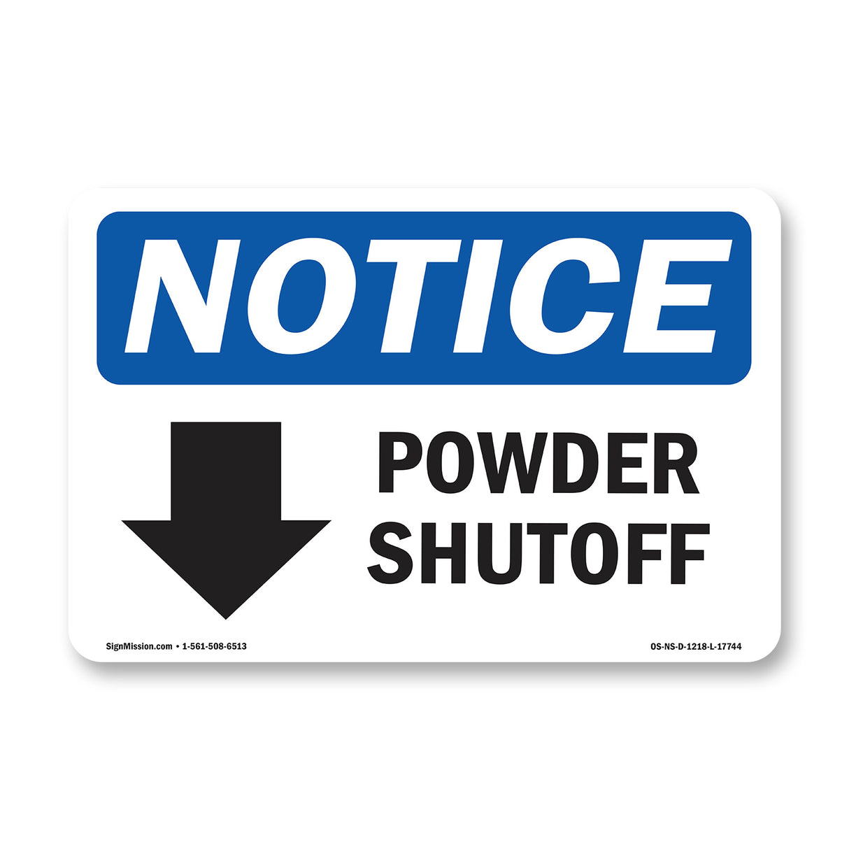 Power Shutoff [Down Arrow]