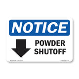 Power Shutoff [Down Arrow]