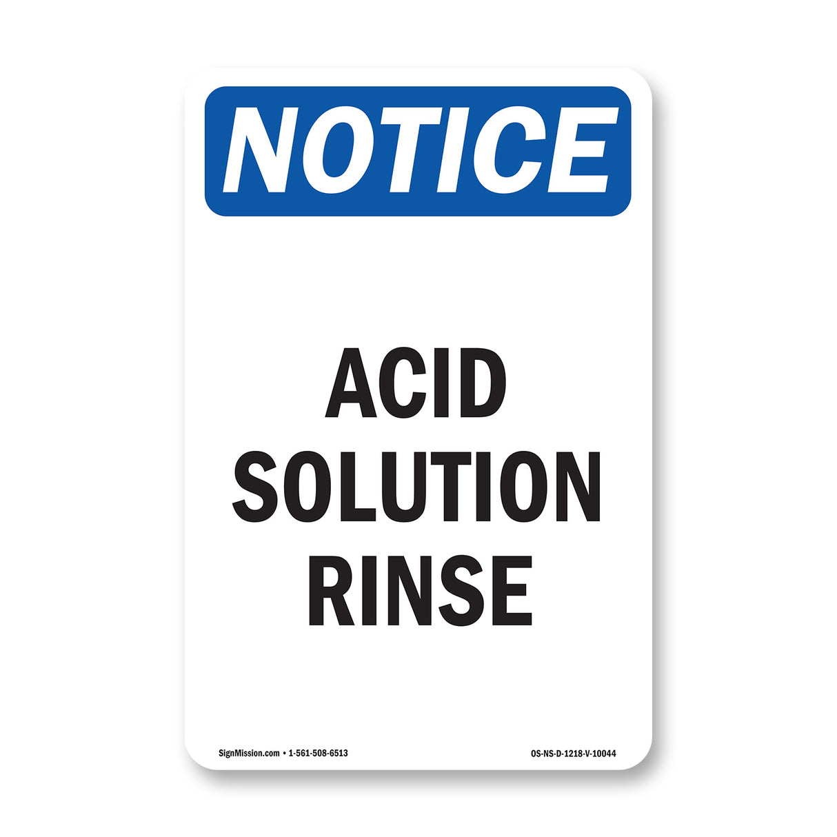 Acid Solution Rinse