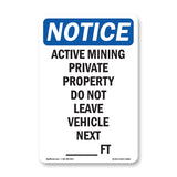 Active Mining Private Property Do Not Leave