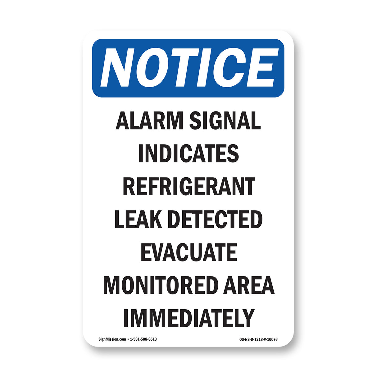 Alarm Signal Indicates Refrigerant Leak