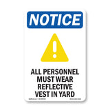 All Personnel Must Wear Reflective