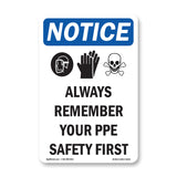 Always Remember Your PPE Safety First